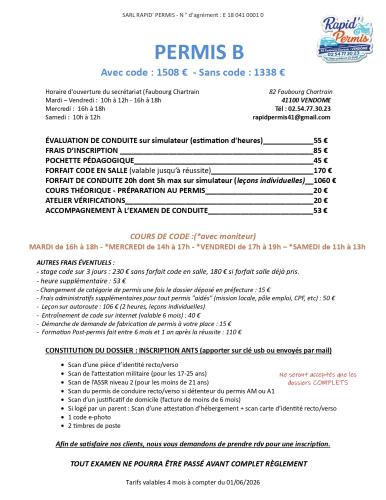 Permis B
